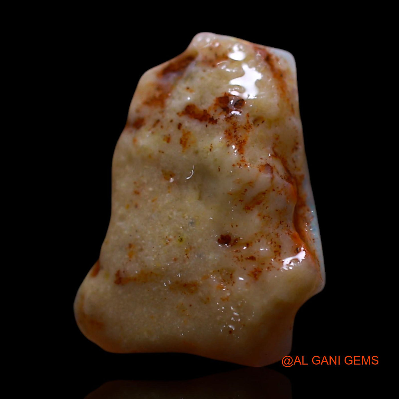 2.00 Cts Natural Australian Fire Opal Loose Gemstone Fancy Rough 13x10x4 mm RG-301