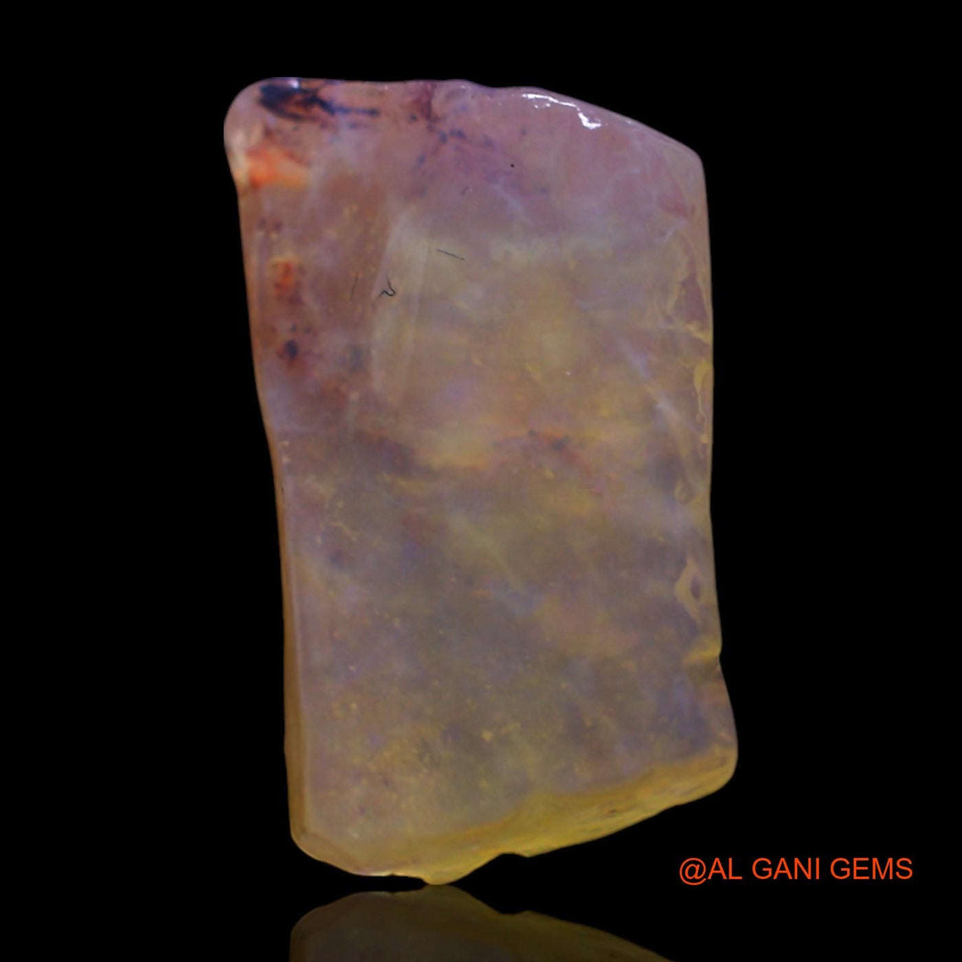 3.00 Cts Natural Australian Fire Opal Loose Gemstone Fancy Rough 14x8x4 mm RG-302