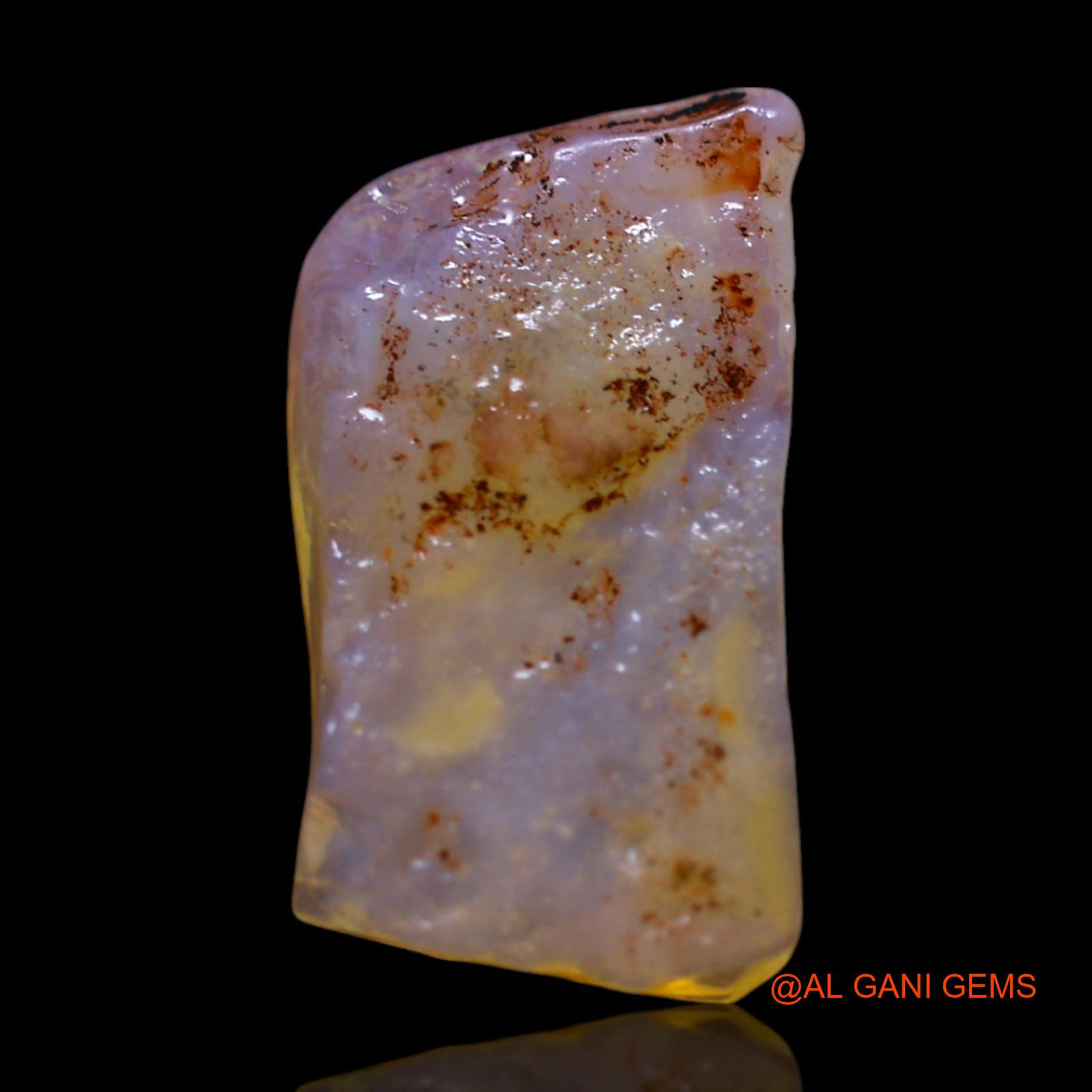 3.00 Cts Natural Australian Fire Opal Loose Gemstone Fancy Rough 14x8x4 mm RG-302