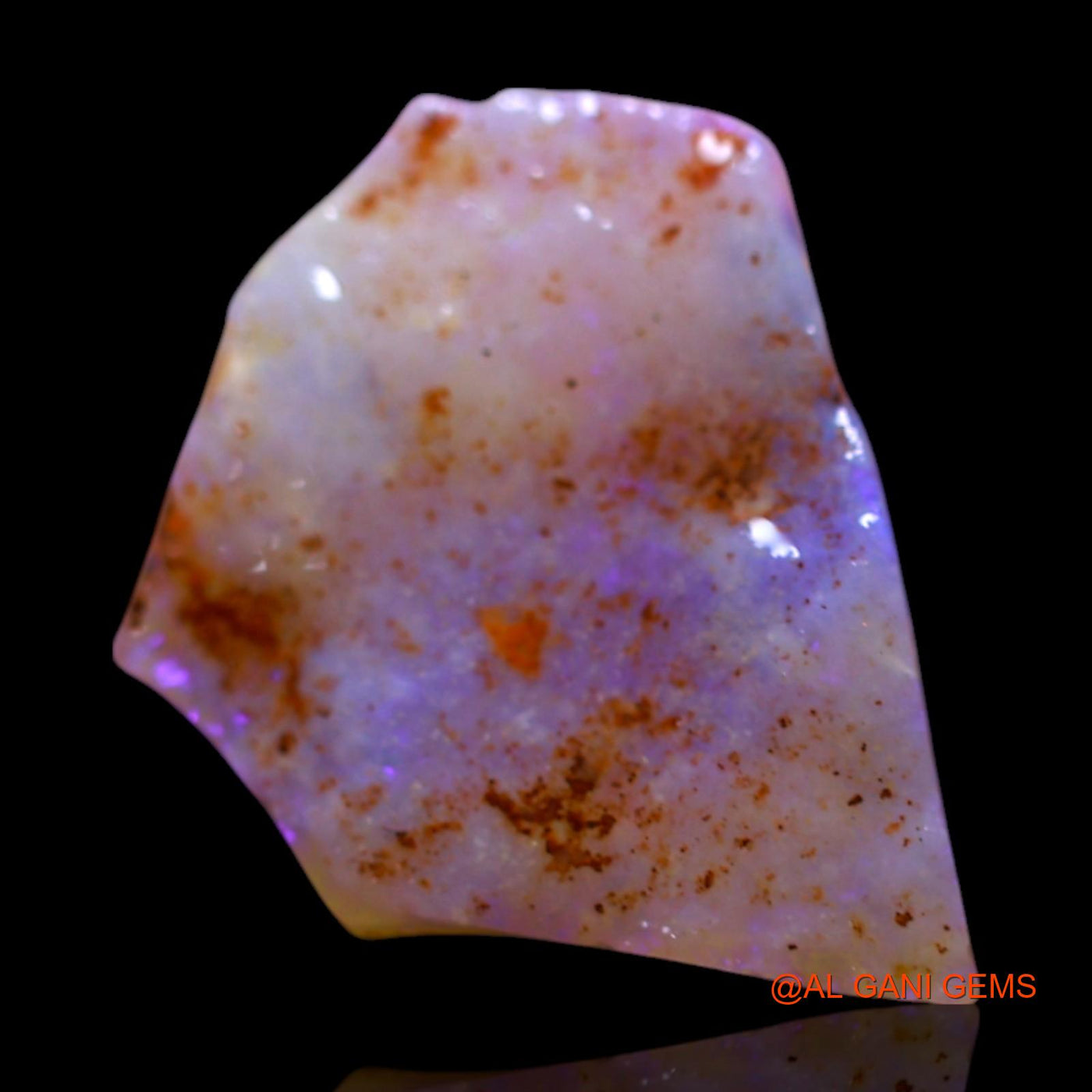 2.00 Cts Natural Australian Fire Opal Fancy Rough Loose Gemstone For Jewelry 14x11x2 mm RG-303