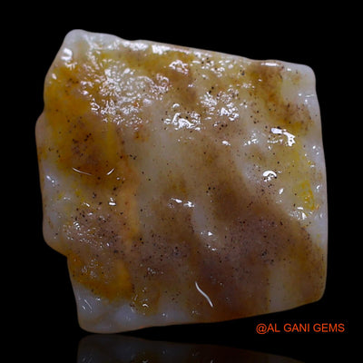 4.00 Cts Unheated Australian Fire Opal Loose Gemstone Fancy Rough Natural 14x12x3 mm RG-30