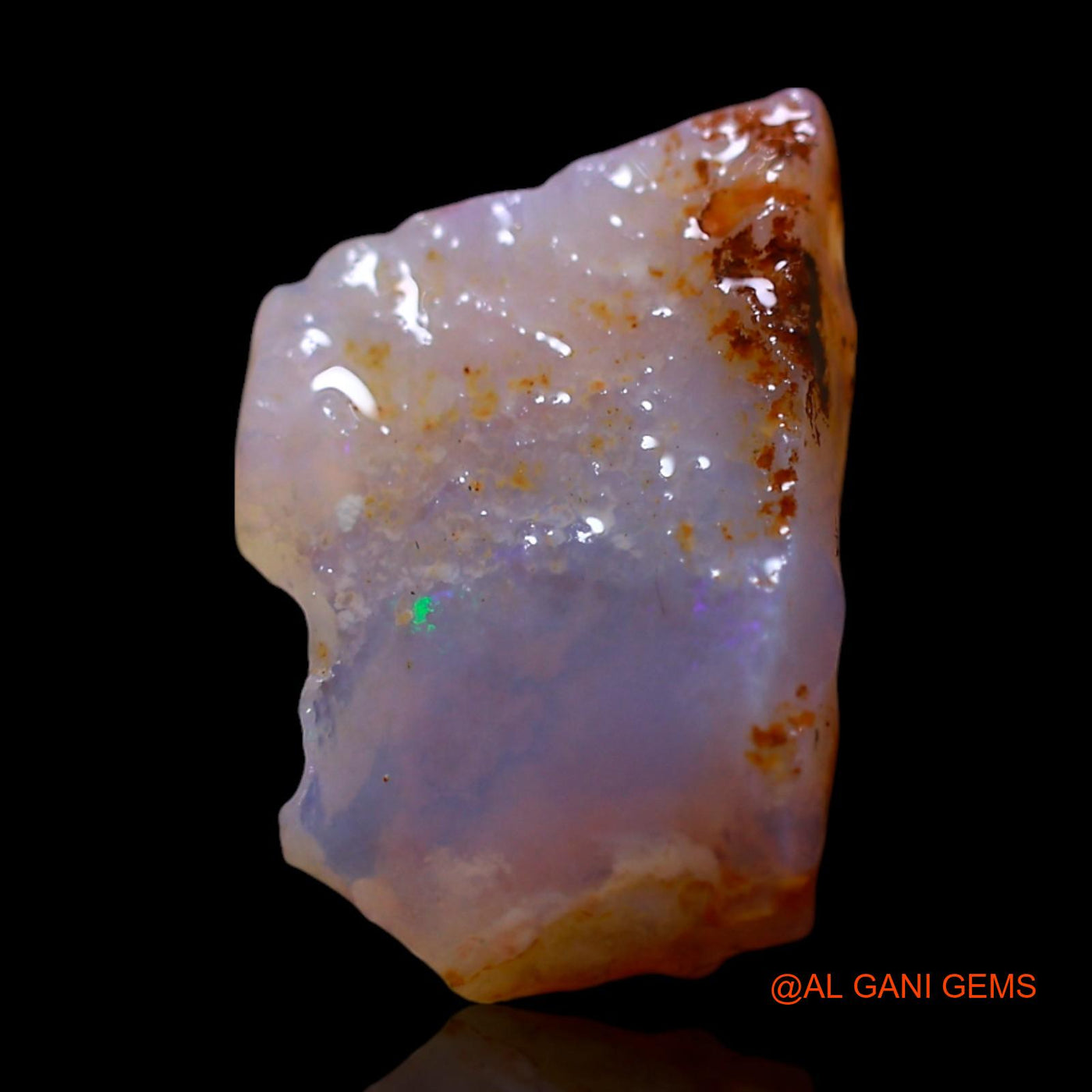 2.00 Cts Natural Australian Fire Opal Loose Gemstone Fancy Rough 12x9x2 mm RG-311