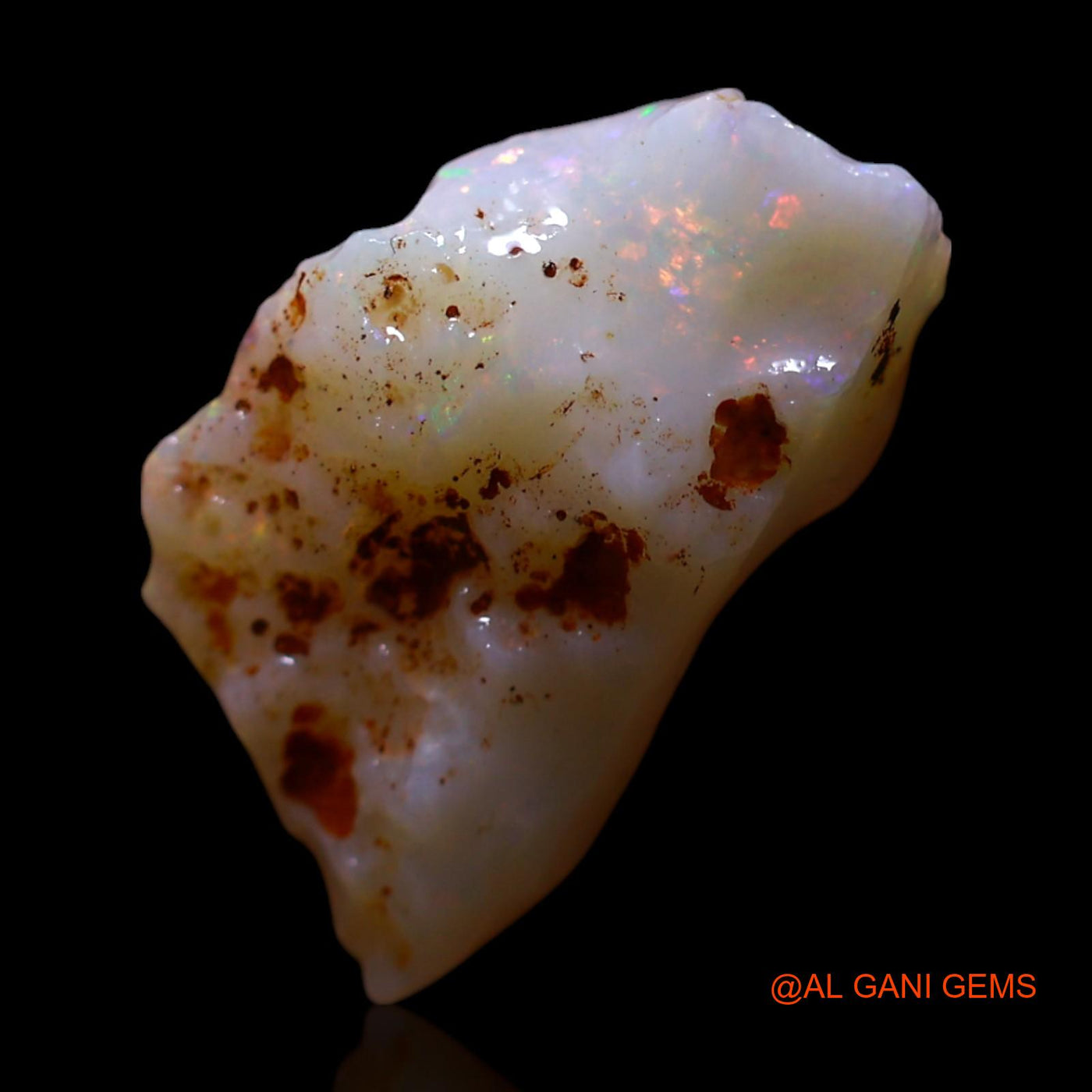2.00 Cts Natural Australian Fire Opal Fancy Rough Loose Gemstone For Jewelry 15x8x4 mm RG-314