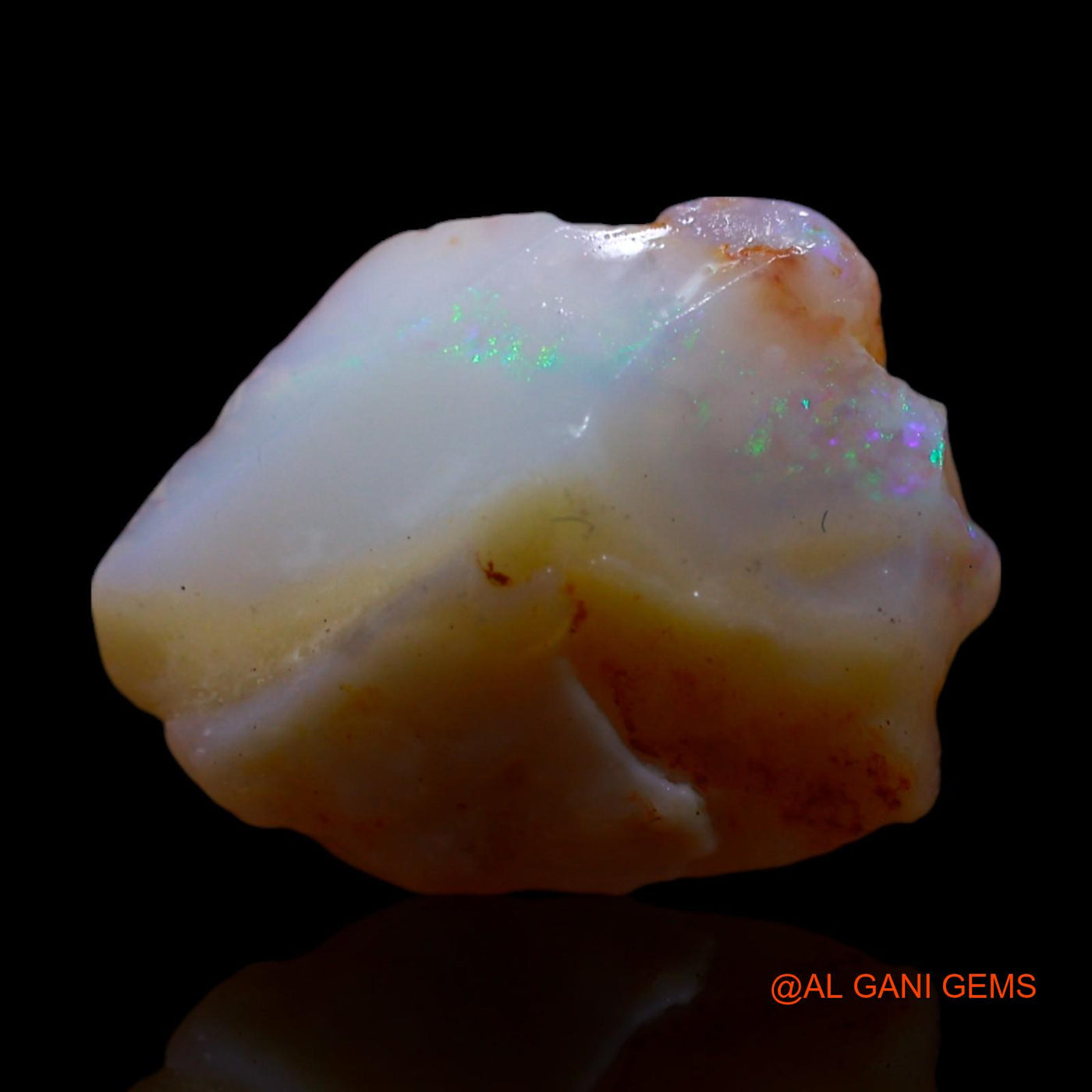 2.00 Cts Natural Australian Fire Opal Loose Gemstone Fancy Rough 13x10x4 mm RG-317