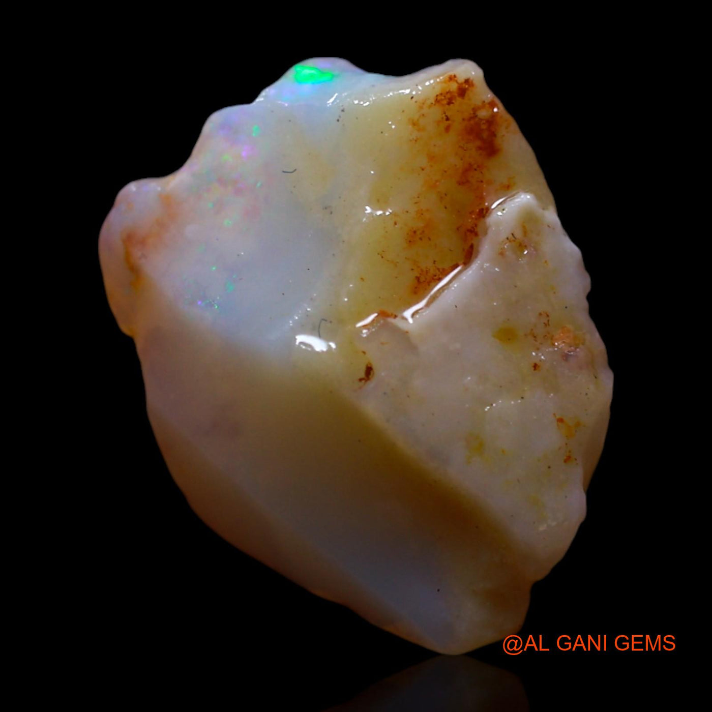 2.00 Cts Natural Australian Fire Opal Loose Gemstone Fancy Rough 13x10x4 mm RG-317