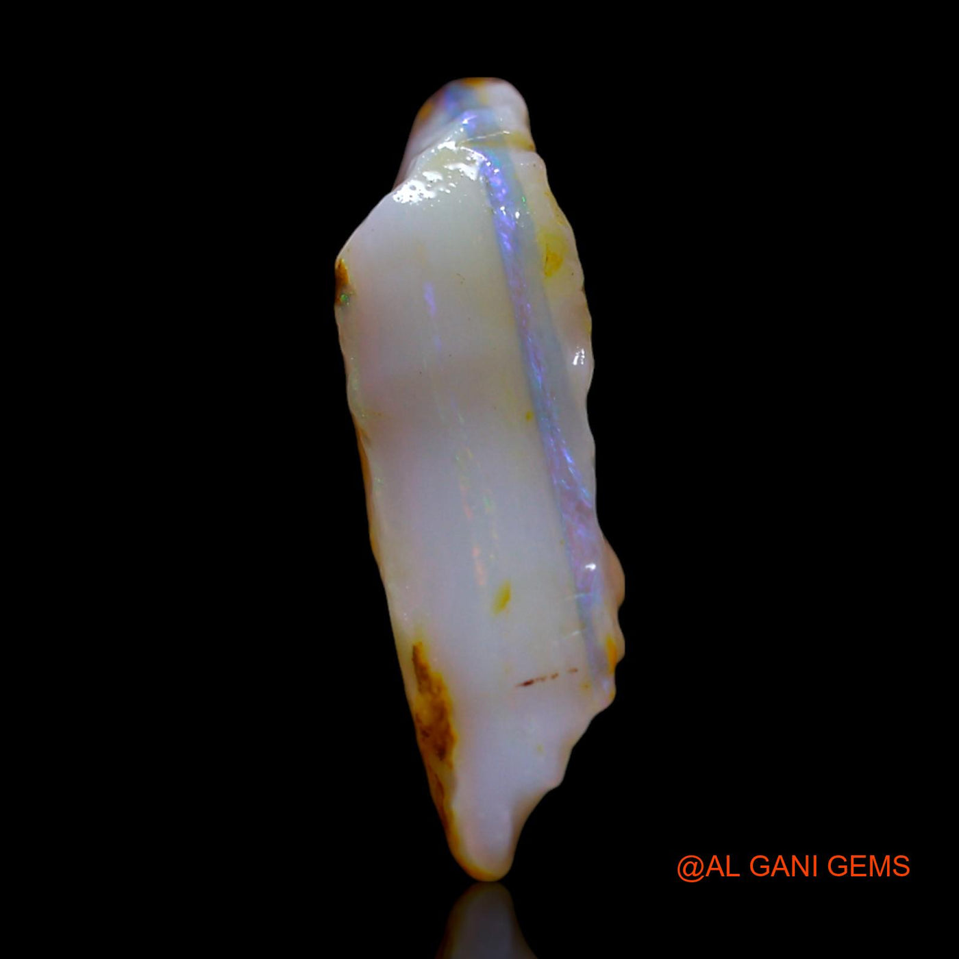 2.00 Cts Natural Australian Fire Opal Loose Gemstone Fancy Rough 16x7x4 mm RG-319