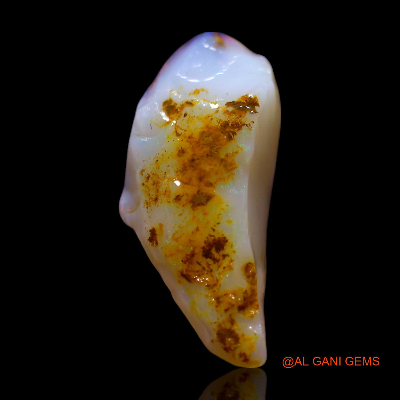 2.00 Cts Natural Australian Fire Opal Loose Gemstone Fancy Rough 16x7x4 mm RG-319