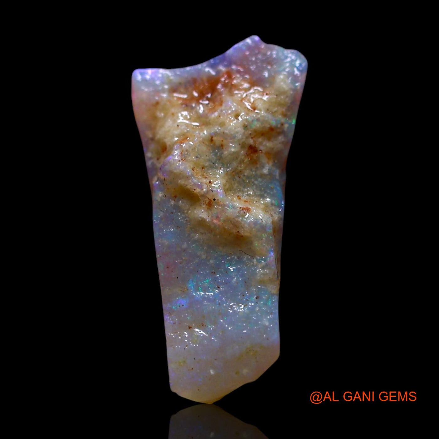 1.50 Cts Natural Australian Fire Opal Loose Gemstone Fancy Rough 14x7x3 mm RG-322