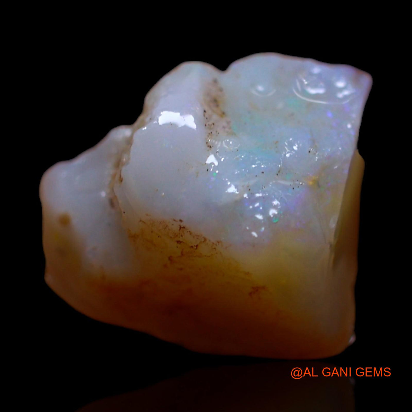5.00 Cts Natural Australian Fire Opal Loose Gemstone Fancy Rough 11x10x8 mm RG-323