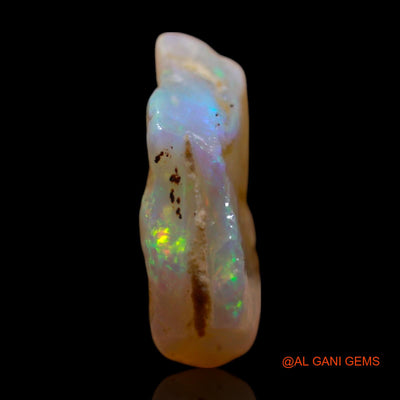 Natural Fire Opal Gemstone 3.00 Cts Loose Fancy Rough From Australia 14x8x4 mm RG-324