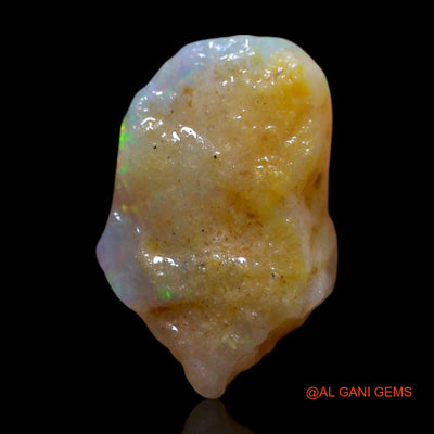 Natural Fire Opal Gemstone 3.00 Cts Loose Fancy Rough From Australia 14x8x4 mm RG-324