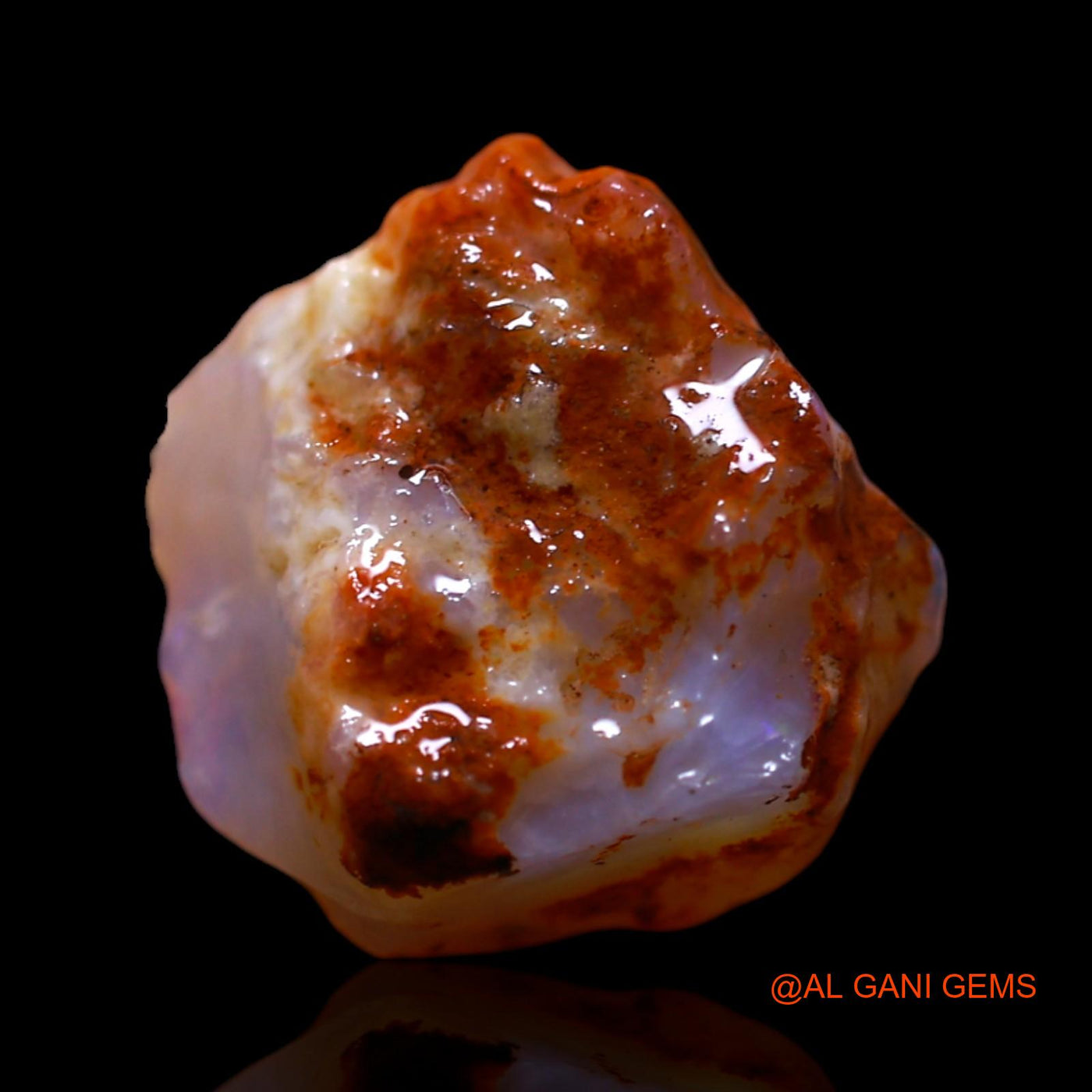 4.00 Cts Natural Australian Fire Opal Fancy Rough Loose Gemstone For Jewelry 13x11x5 mm RG-326