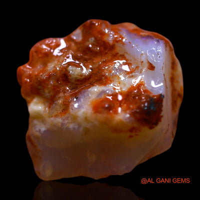 4.00 Cts Natural Australian Fire Opal Fancy Rough Loose Gemstone For Jewelry 13x11x5 mm RG-326