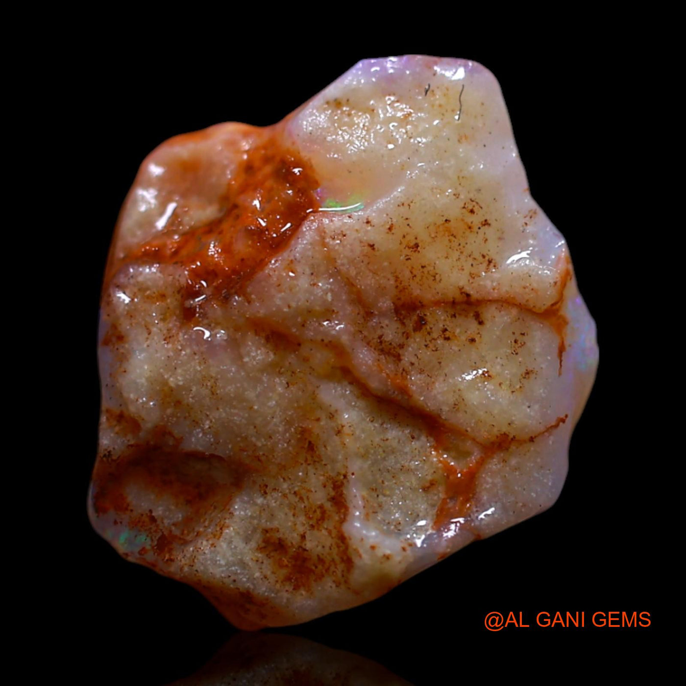 4.00 Cts Natural Australian Fire Opal Fancy Rough Loose Gemstone For Jewelry 13x11x5 mm RG-326