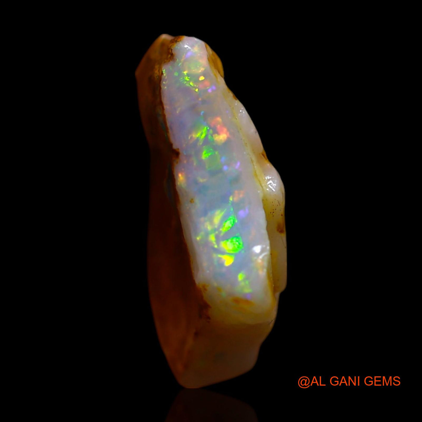 3.00 Cts Natural Australian Fire Opal Loose Gemstone Fancy Rough 13x12x4 mm RG-328