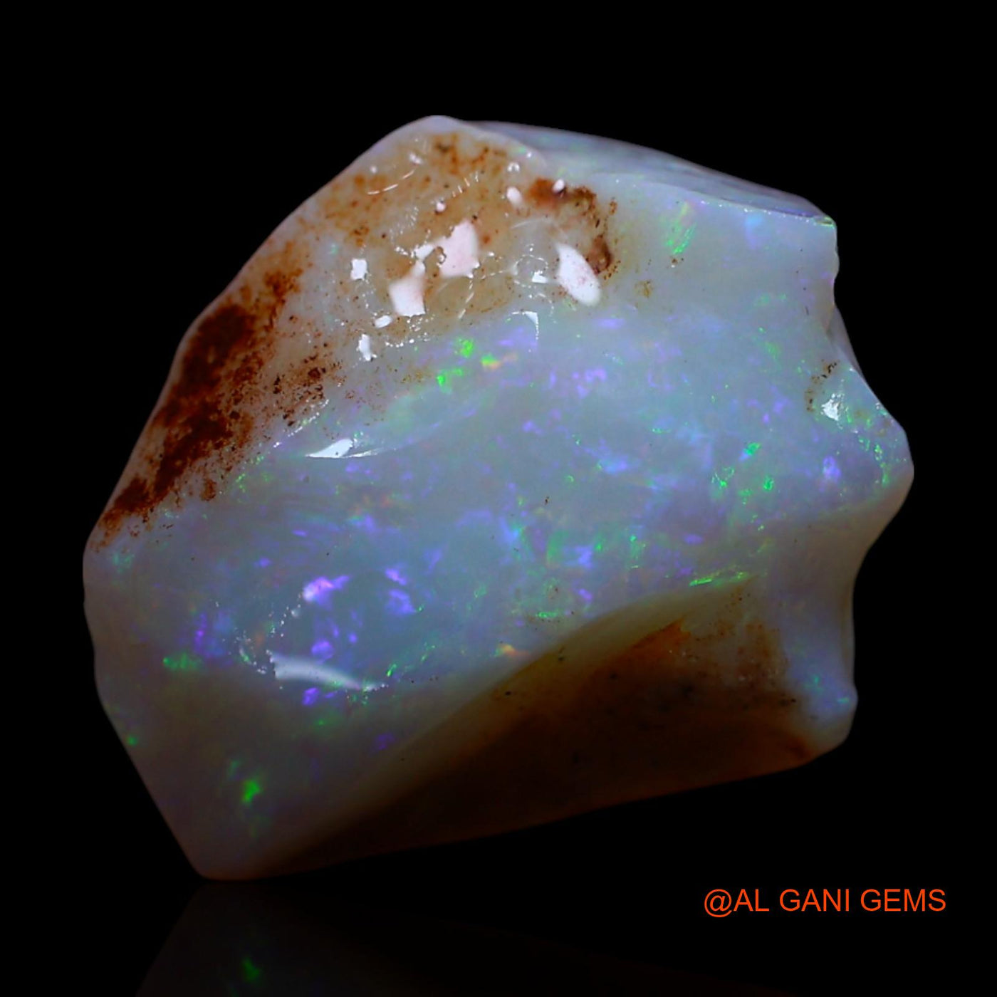 Natural Untreated Fire Opal Loose Gemstone Fancy Rough From Australia 5.00 Cts 15x12x5 mm RG-32