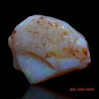 Natural Untreated Fire Opal Loose Gemstone Fancy Rough From Australia 5.00 Cts 15x12x5 mm RG-32