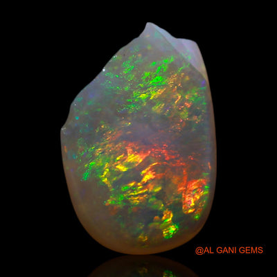 Natural Untreated Fire Opal Loose Gemstone Fancy Rough From Australia 2.00 Cts 12x9x2 mm RG-331