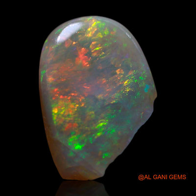 Natural Untreated Fire Opal Loose Gemstone Fancy Rough From Australia 2.00 Cts 12x9x2 mm RG-331