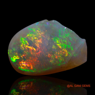 Natural Untreated Fire Opal Loose Gemstone Fancy Rough From Australia 2.00 Cts 12x9x2 mm RG-331
