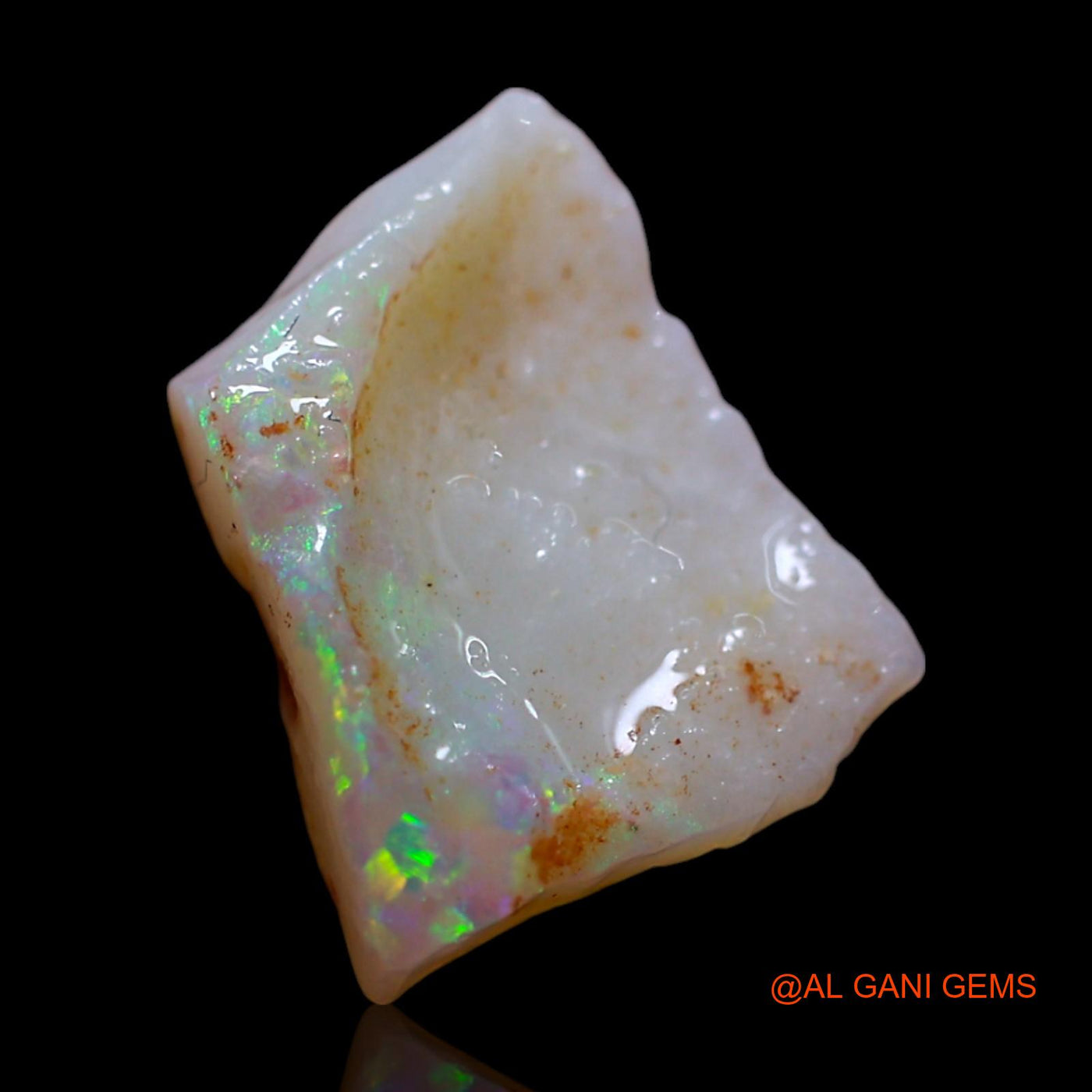 2.00 Cts Natural Australian Fire Opal Loose Gemstone Fancy Rough 14x10x4 mm RG-332