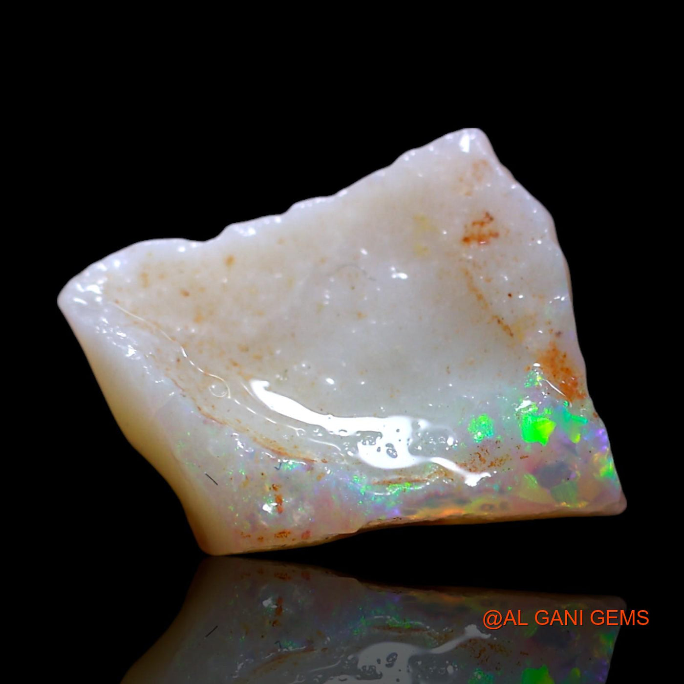 2.00 Cts Natural Australian Fire Opal Loose Gemstone Fancy Rough 14x10x4 mm RG-332