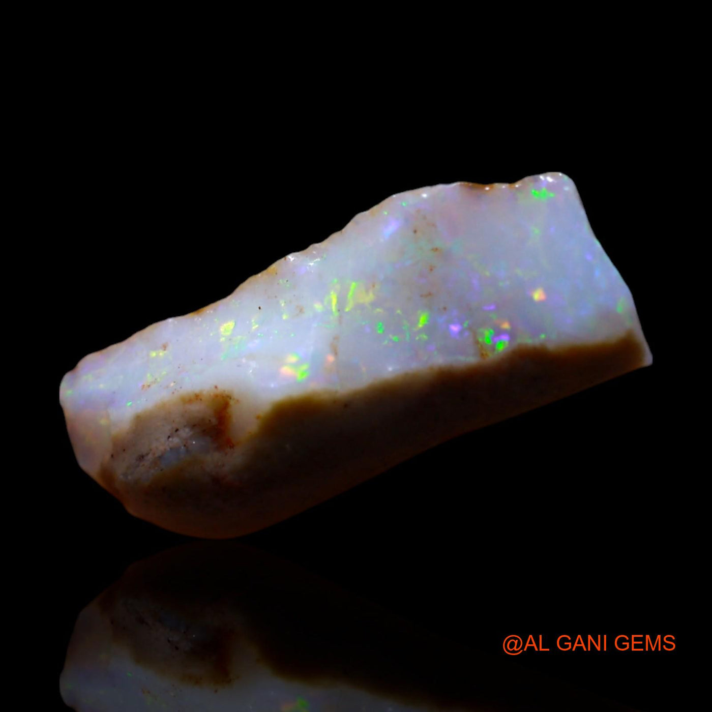 Natural Untreated Fire Opal Loose Gemstone Fancy Rough From Australia 1.80 Cts 14x5x4 mm RG-333