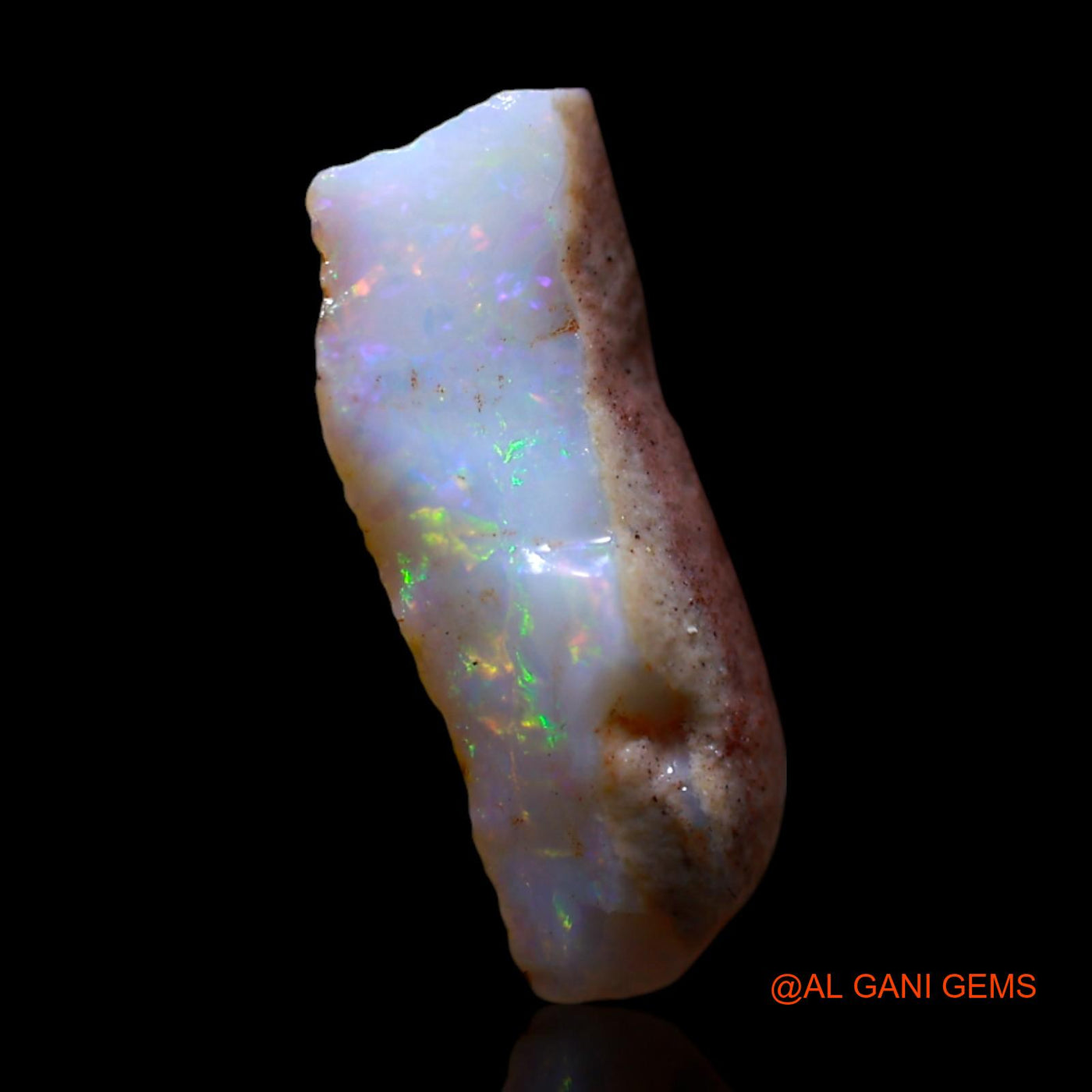 Natural Untreated Fire Opal Loose Gemstone Fancy Rough From Australia 1.80 Cts 14x5x4 mm RG-333