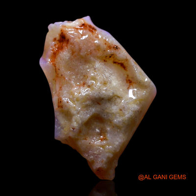 Natural Untreated Fire Opal Loose Gemstone Fancy Rough From Australia 1.00 Cts 14x9x2 mm RG-334