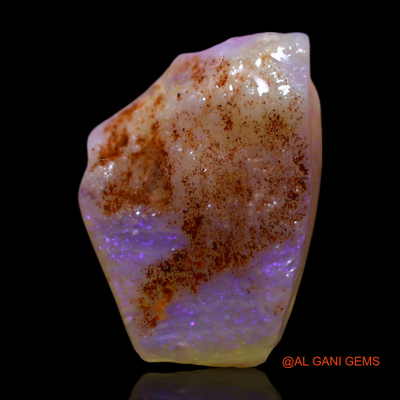 1.50 Cts Natural Australian Fire Opal Loose Gemstone Fancy Rough 13x9x3 mm RG-336