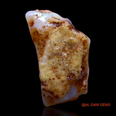 4.00 Cts Natural Australian Fire Opal Loose Gemstone Fancy Rough 16x9x4 mm RG-33