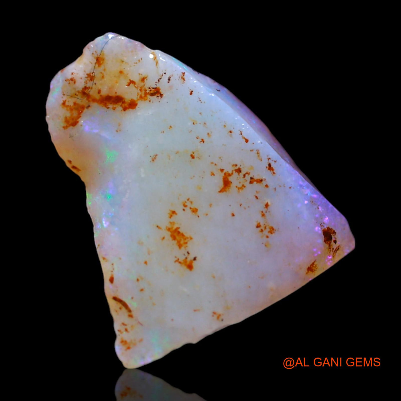 2.00 Cts Natural Australian Fire Opal Loose Gemstone Fancy Rough 12x10x4 mm RG-343