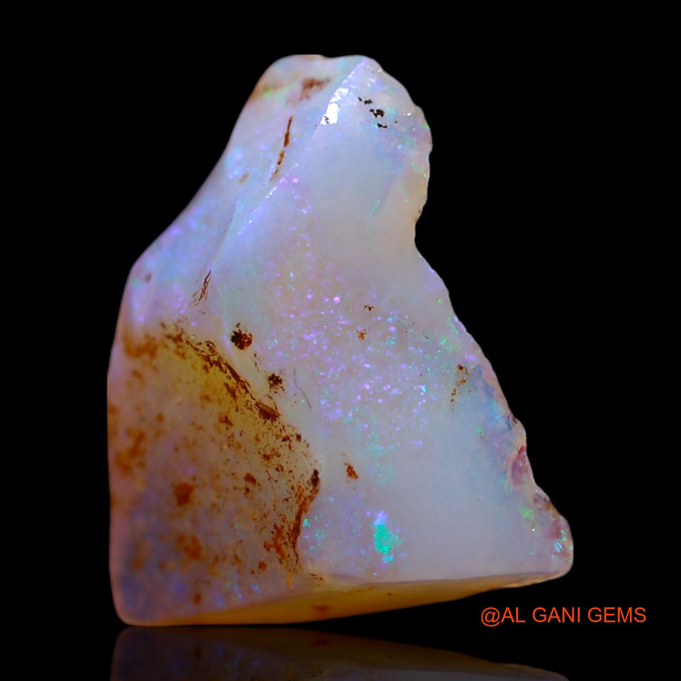2.00 Cts Natural Australian Fire Opal Loose Gemstone Fancy Rough 12x10x4 mm RG-343