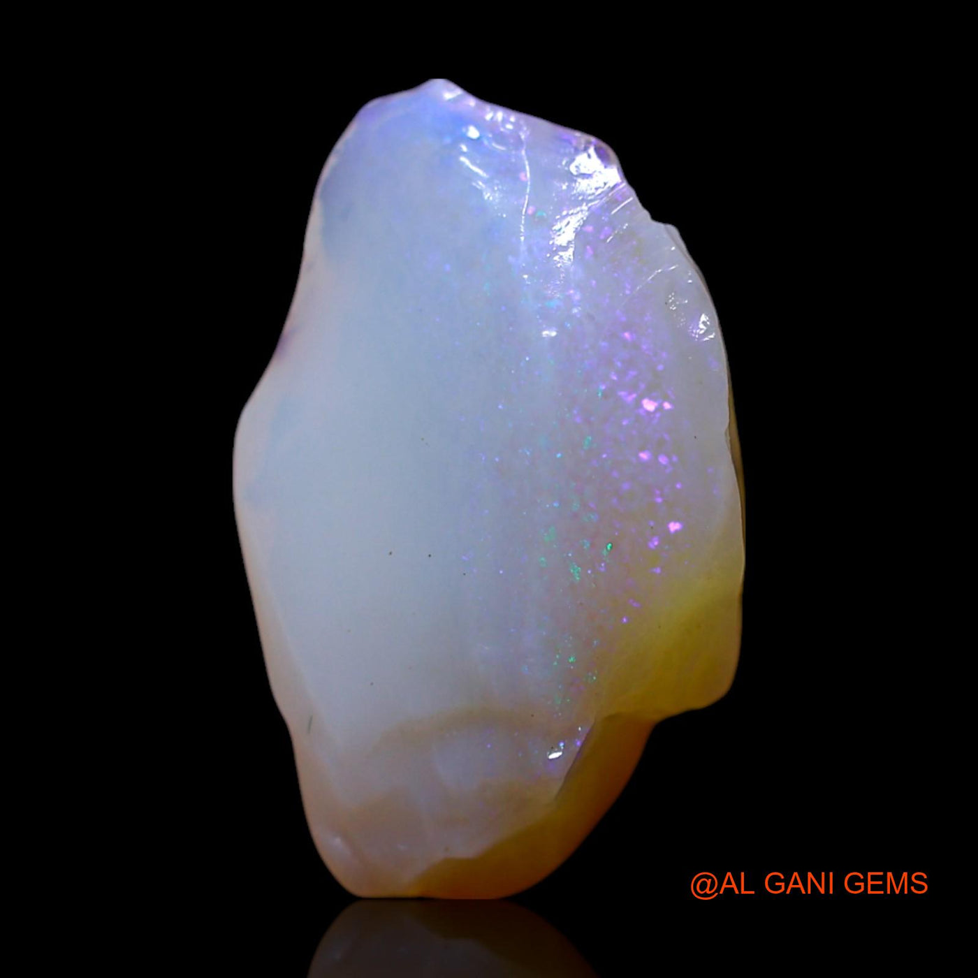 2.00 Cts Natural Australian Fire Opal Fancy Rough Loose Gemstone For Jewelry 13x8x5 mm RG-344