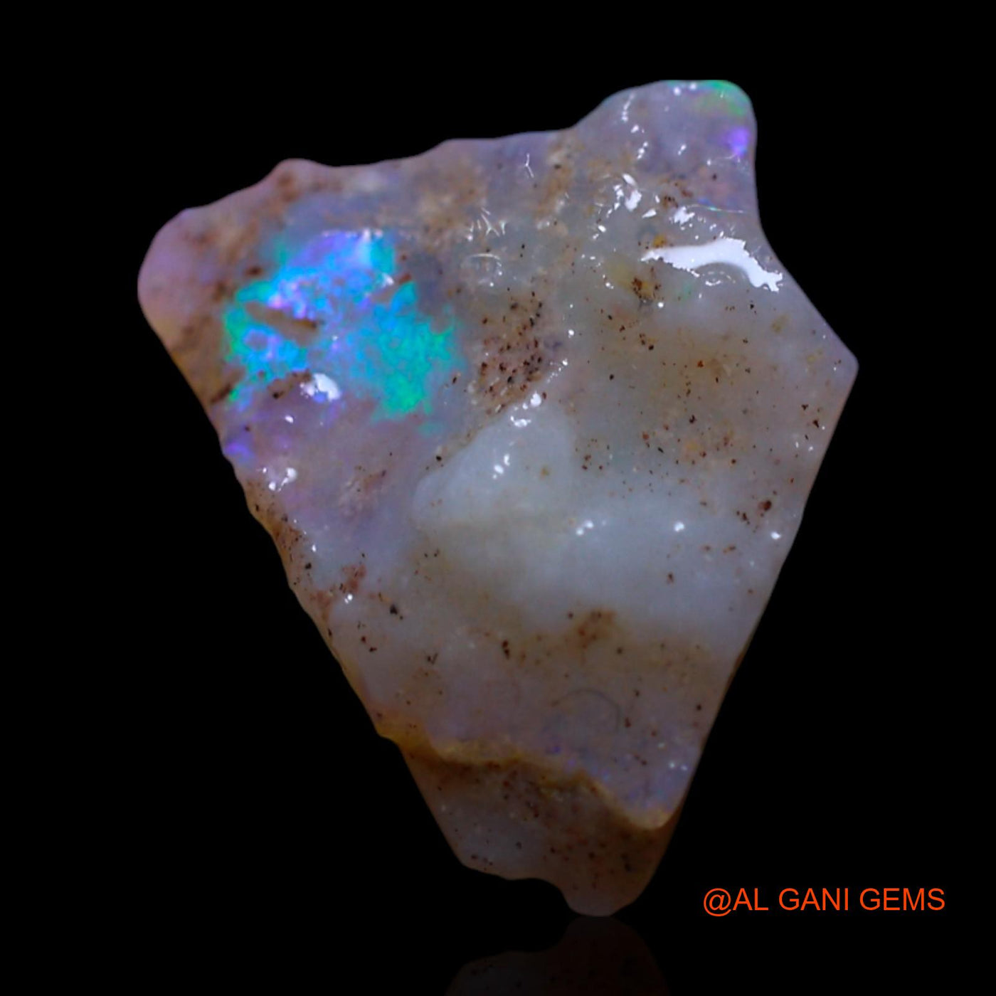 2.00 Cts Natural Australian Fire Opal Loose Gemstone Fancy Rough 12x9x4 mm RG-349