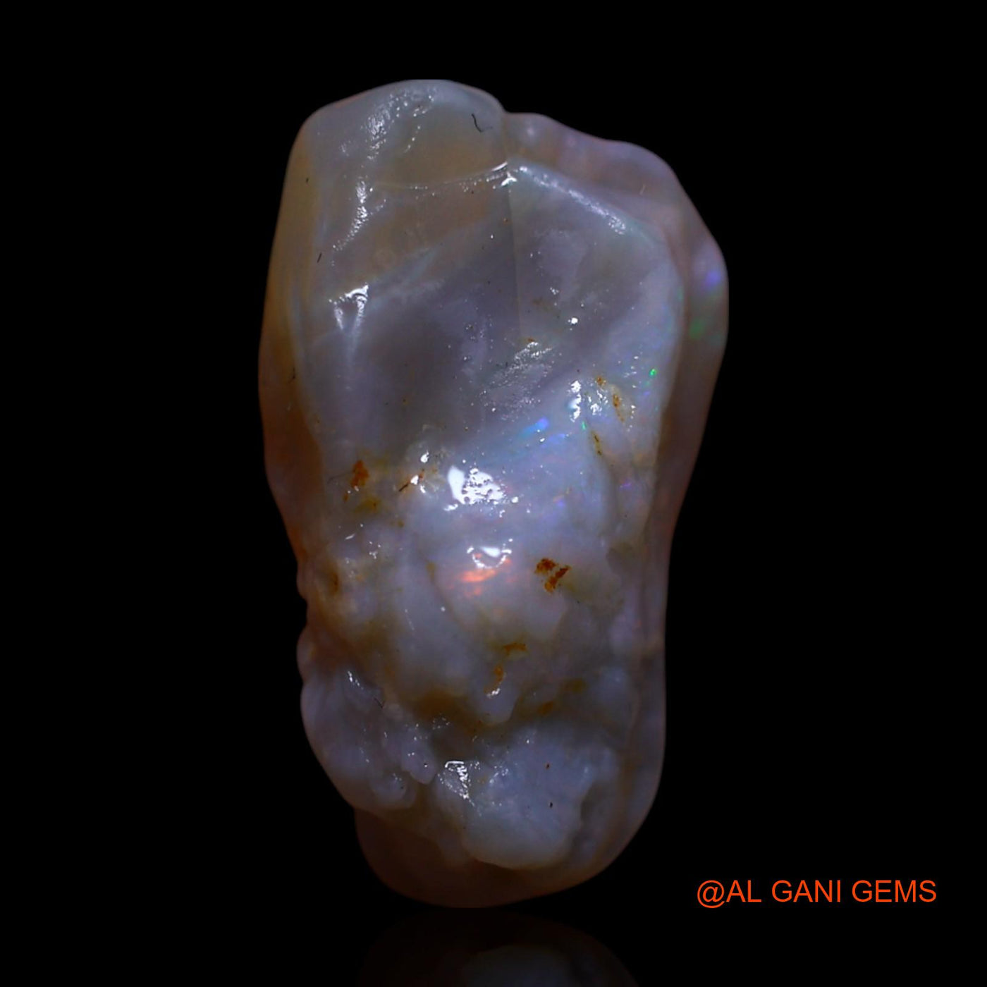 6.00 Cts Natural Australian Fire Opal Loose Gemstone Fancy Rough 16x10x8 mm RG-34