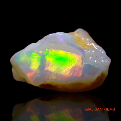 Natural Fire Opal Gemstone 2.00 Cts Loose Fancy Rough From Australia 13x8x6 mm RG-351