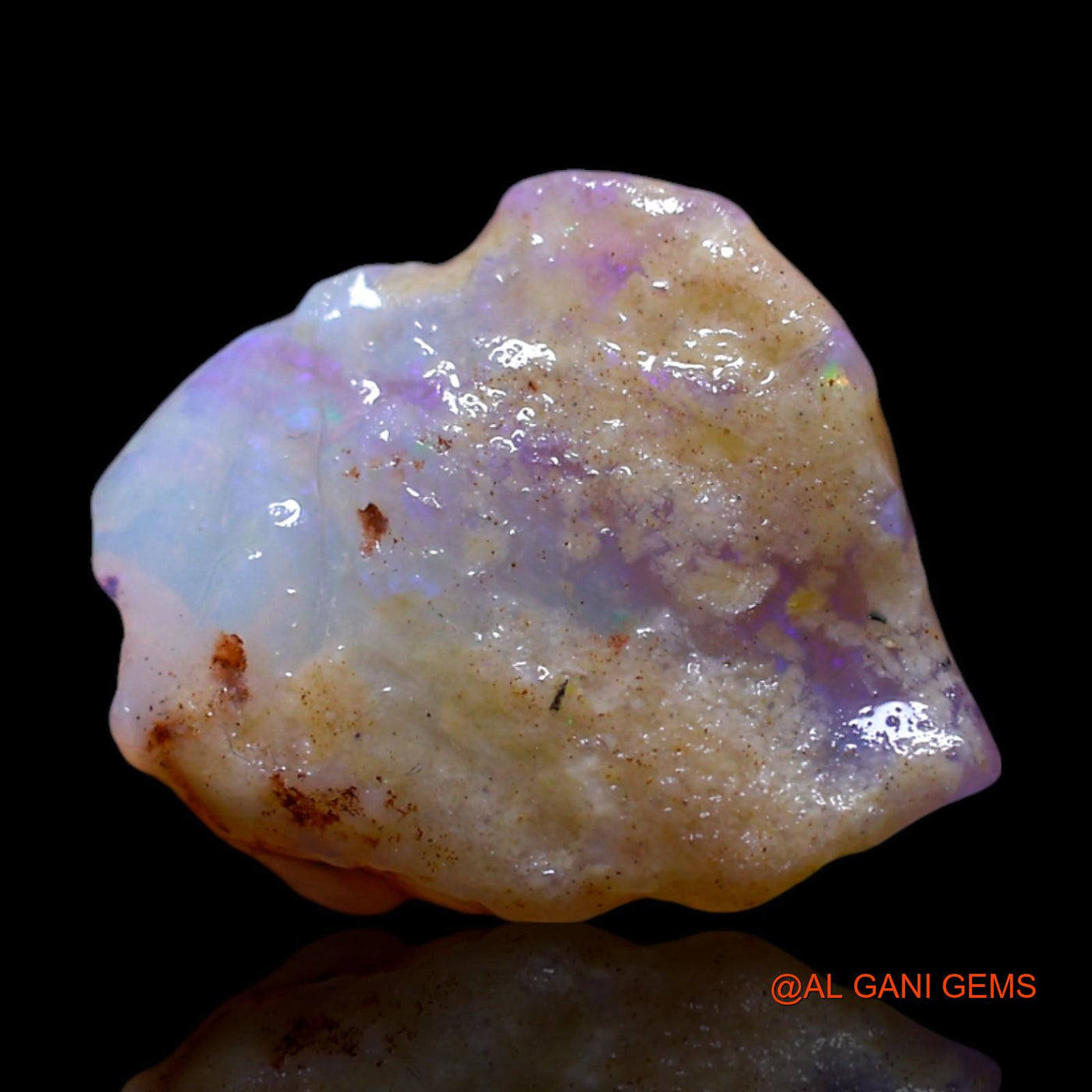 2.00 Cts Unheated Australian Fire Opal Loose Gemstone Fancy Rough Natural 13x10x3 mm RG-352
