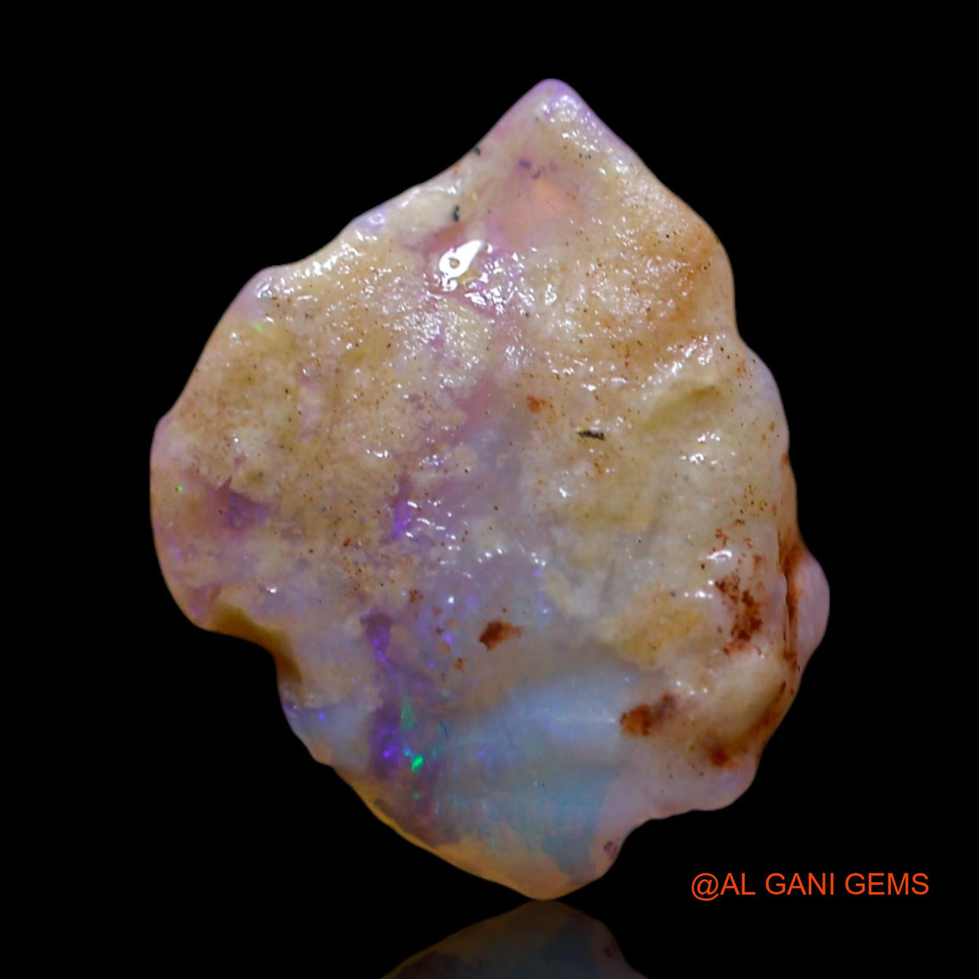 2.00 Cts Unheated Australian Fire Opal Loose Gemstone Fancy Rough Natural 13x10x3 mm RG-352