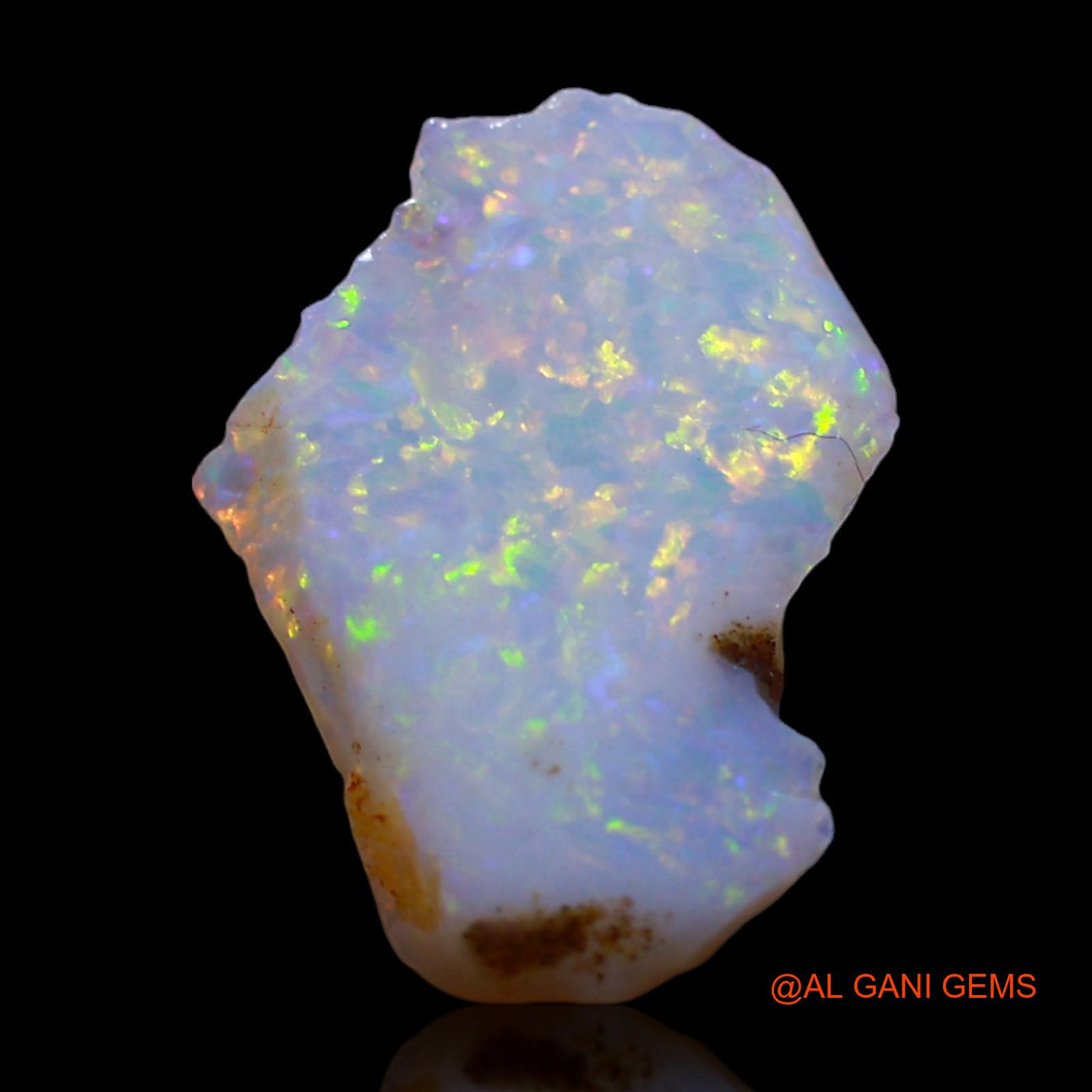 1.00 Cts Natural Australian Fire Opal Loose Gemstone Fancy Rough 13x9x3 mm RG-354