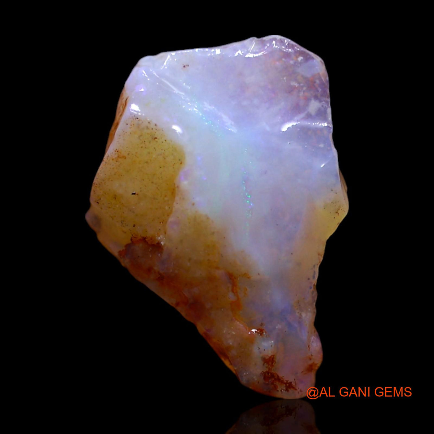 2.00 Cts Natural Australian Fire Opal Loose Gemstone Fancy Rough 13x9x4 mm RG-358