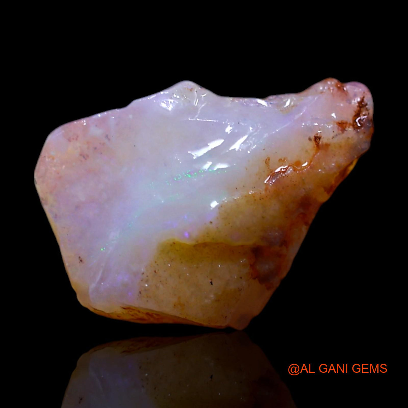 2.00 Cts Natural Australian Fire Opal Loose Gemstone Fancy Rough 13x9x4 mm RG-358