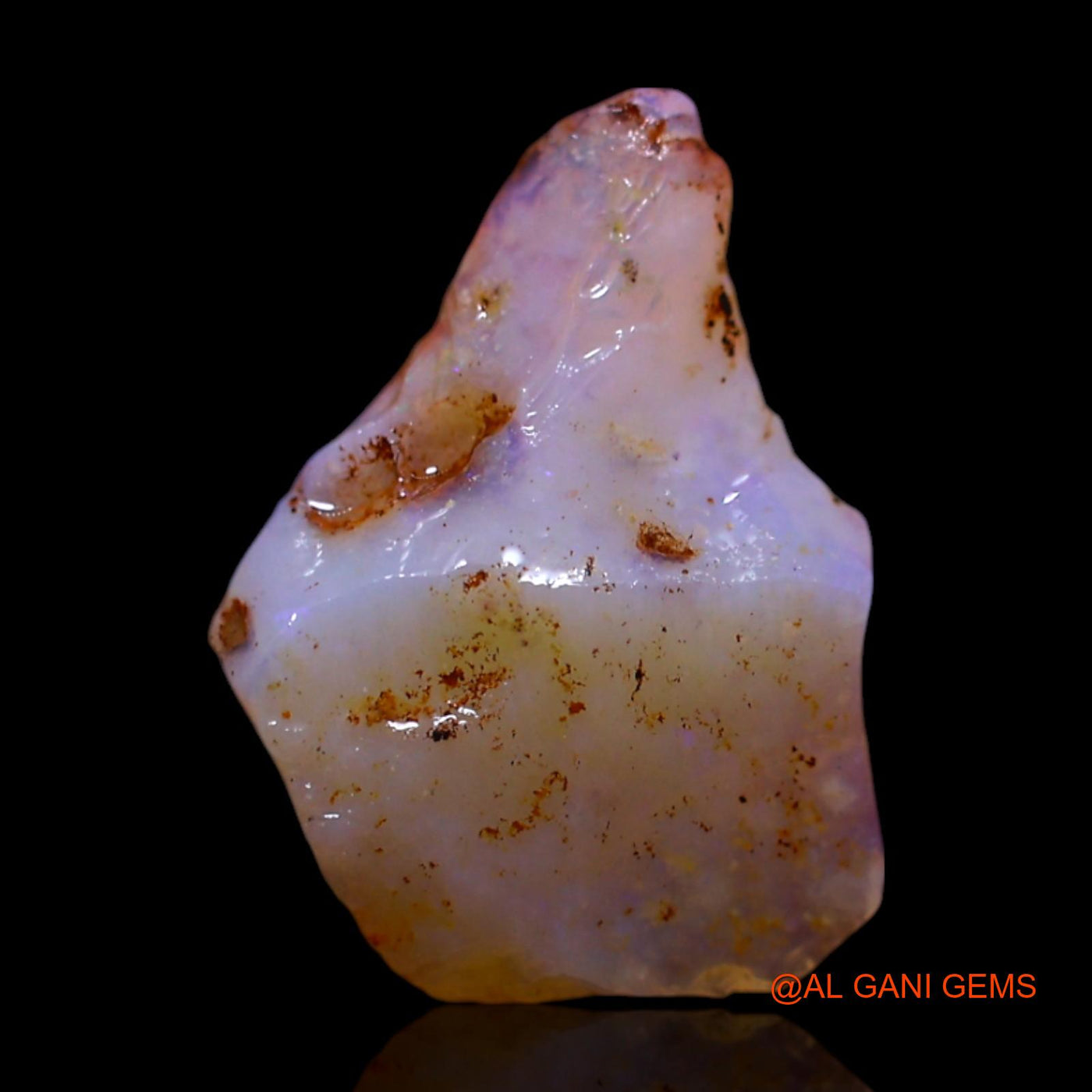 2.00 Cts Natural Australian Fire Opal Loose Gemstone Fancy Rough 13x9x4 mm RG-358
