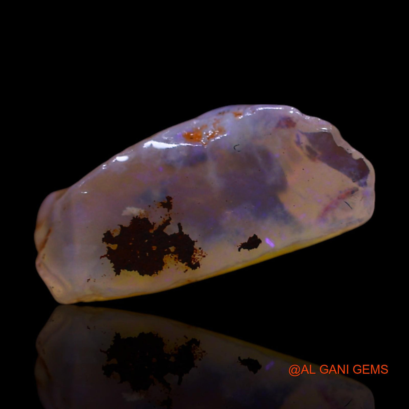 2.00 Cts Natural Australian Fire Opal Fancy Rough Loose Gemstone For Jewelry 12x7x5 mm RG-359