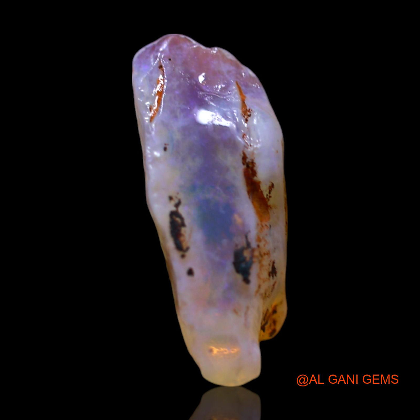 2.00 Cts Natural Australian Fire Opal Fancy Rough Loose Gemstone For Jewelry 12x7x5 mm RG-359