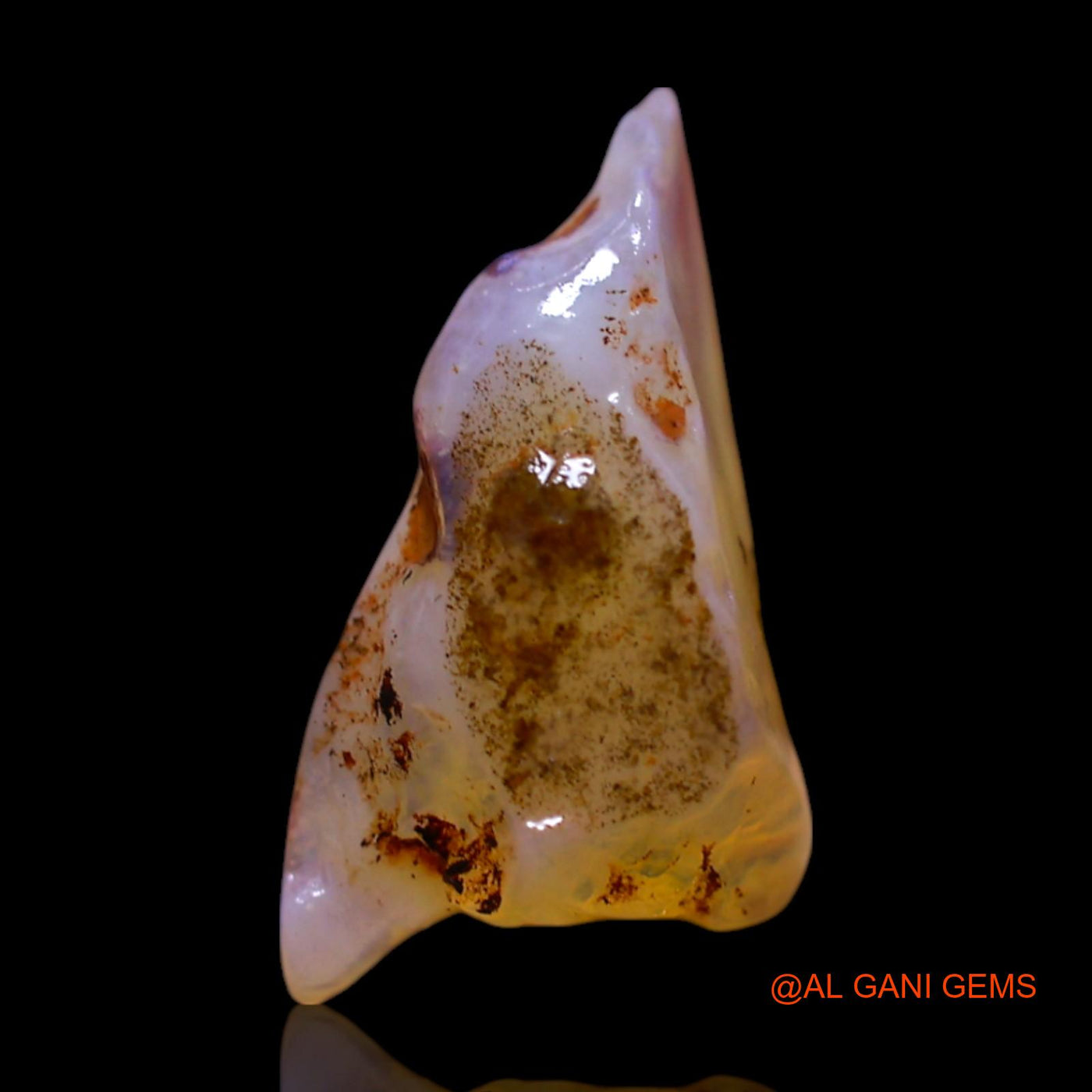 2.00 Cts Natural Australian Fire Opal Fancy Rough Loose Gemstone For Jewelry 12x7x5 mm RG-359