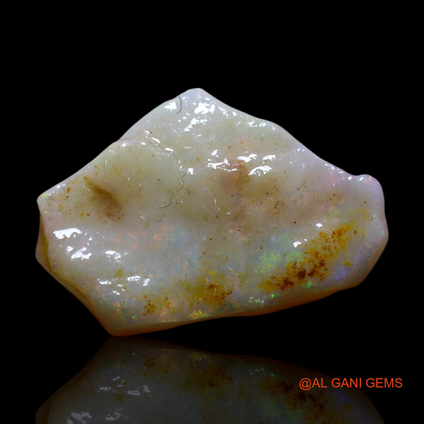 3.00 Cts Unheated Australian Fire Opal Loose Gemstone Fancy Rough Natural 16x11x3 mm RG-35