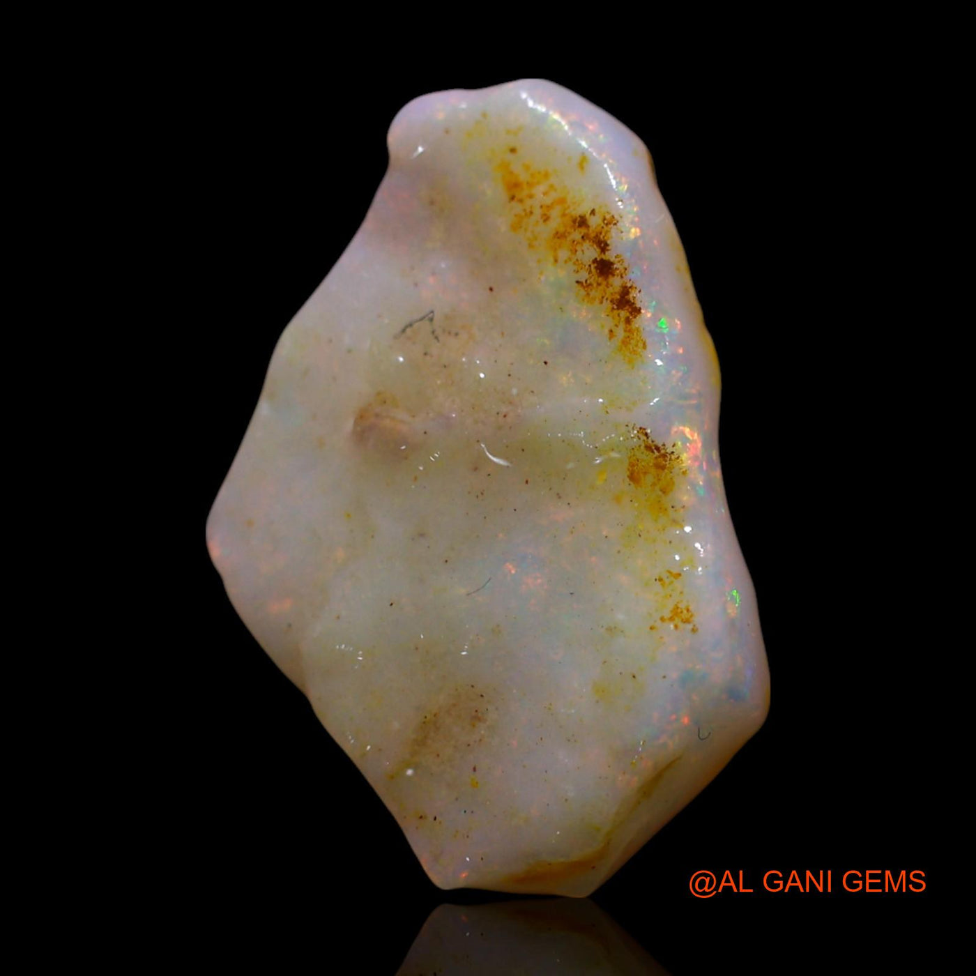 3.00 Cts Unheated Australian Fire Opal Loose Gemstone Fancy Rough Natural 16x11x3 mm RG-35