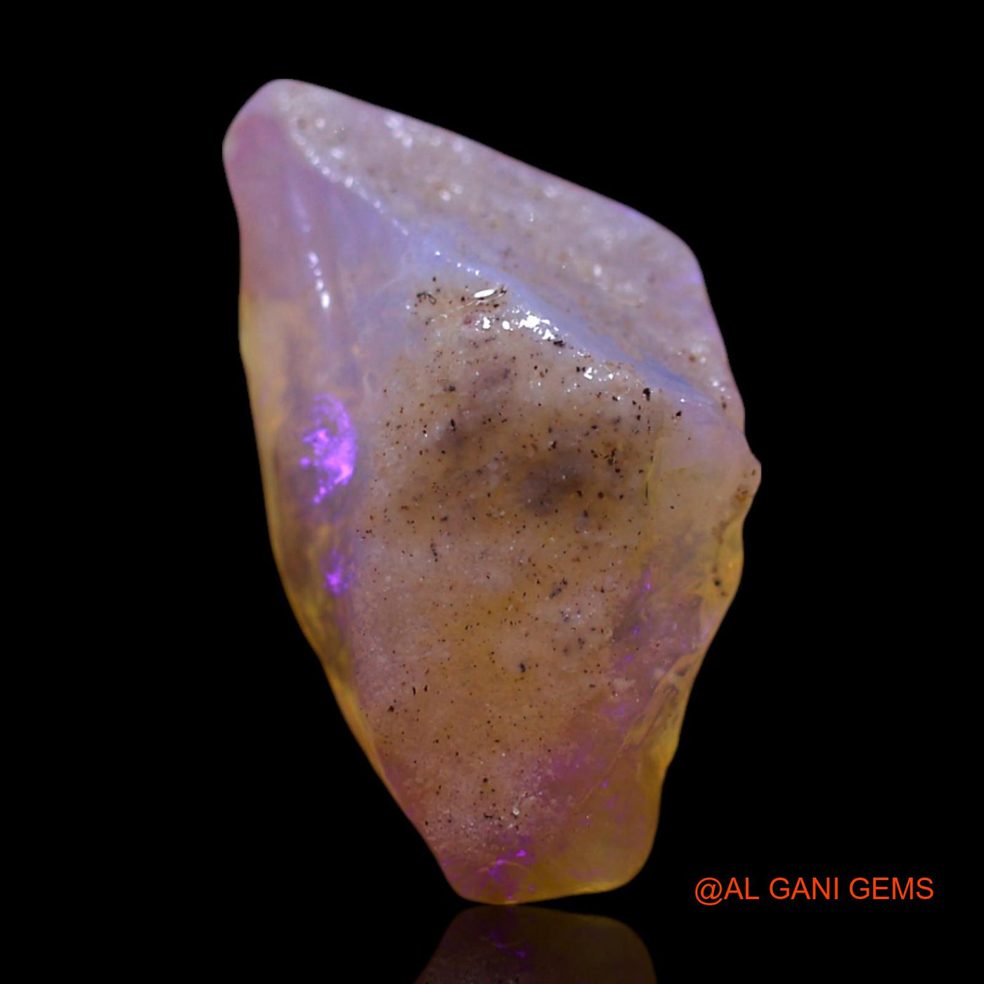 2.00 Cts Unheated Australian Fire Opal Loose Gemstone Fancy Rough Natural 14x8x4 mm RG-360