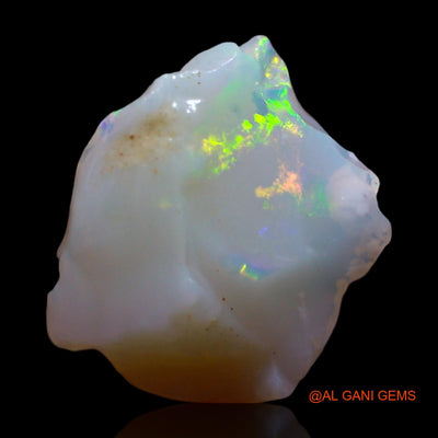 Natural Fire Opal Gemstone 2.00 Cts Loose Fancy Rough From Australia 12x10x5 mm RG-361
